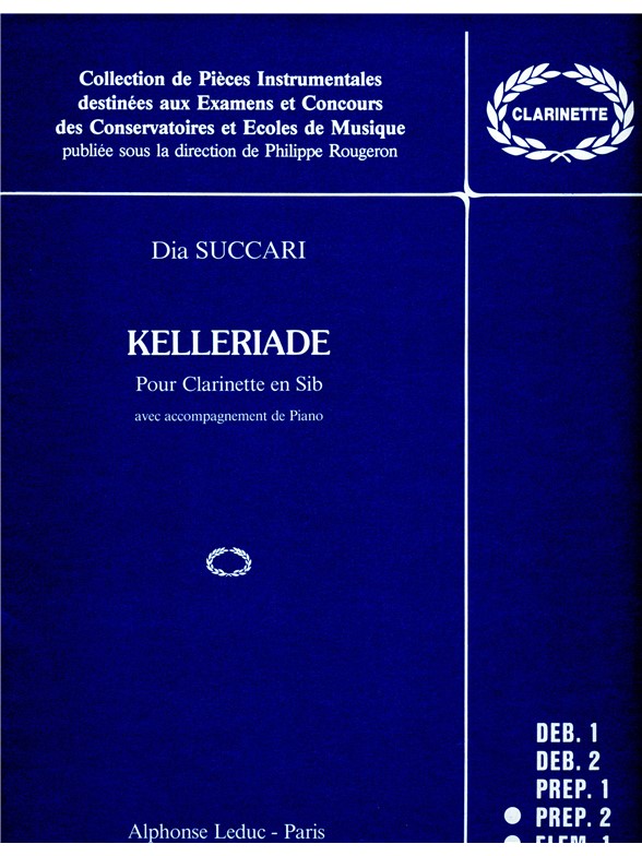 Dia Succari: Kelleriade (Clarinet & Piano)