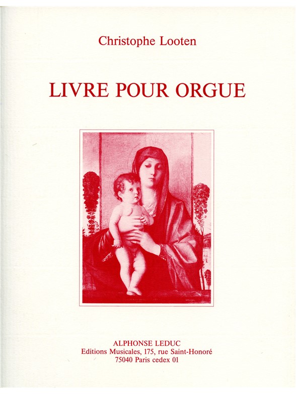 Looten Livre Pour Orgue Organ Book
