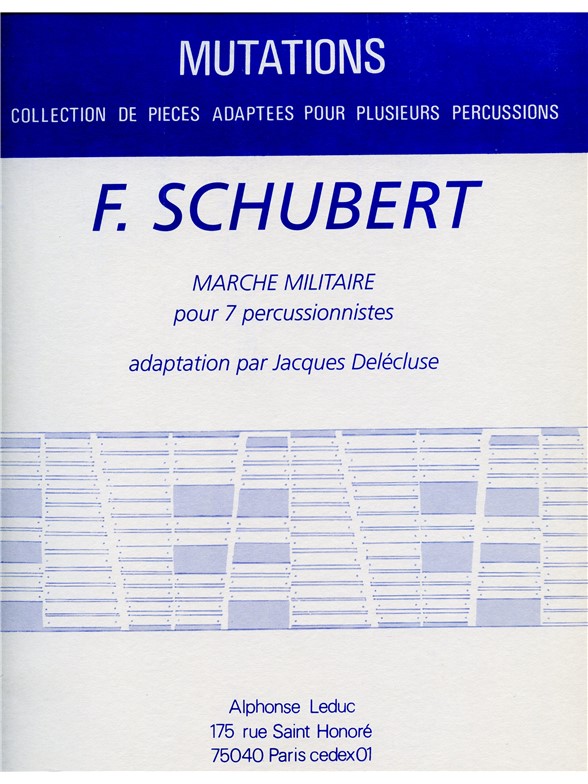 Franz Schubert: Marche Militaire (Percussion Ensemble)