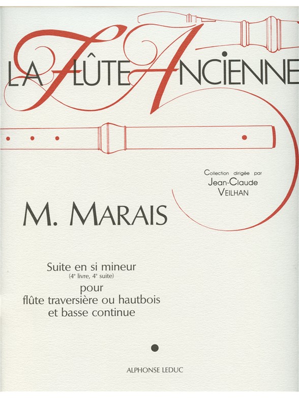 Marin Suite In B Minor 4eme Livre Flute Oboe & Basso Continuo Book