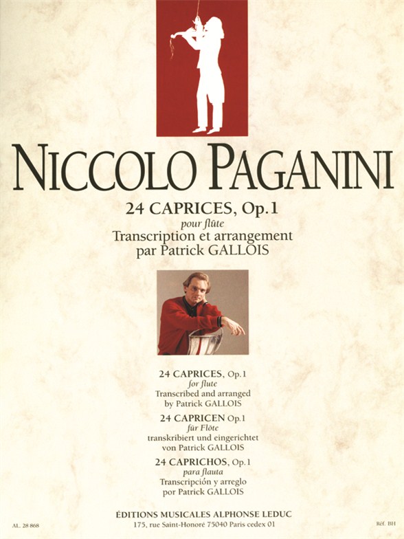 Niccolò Paganini: 24 Caprices Op.1 (Flute Solo)