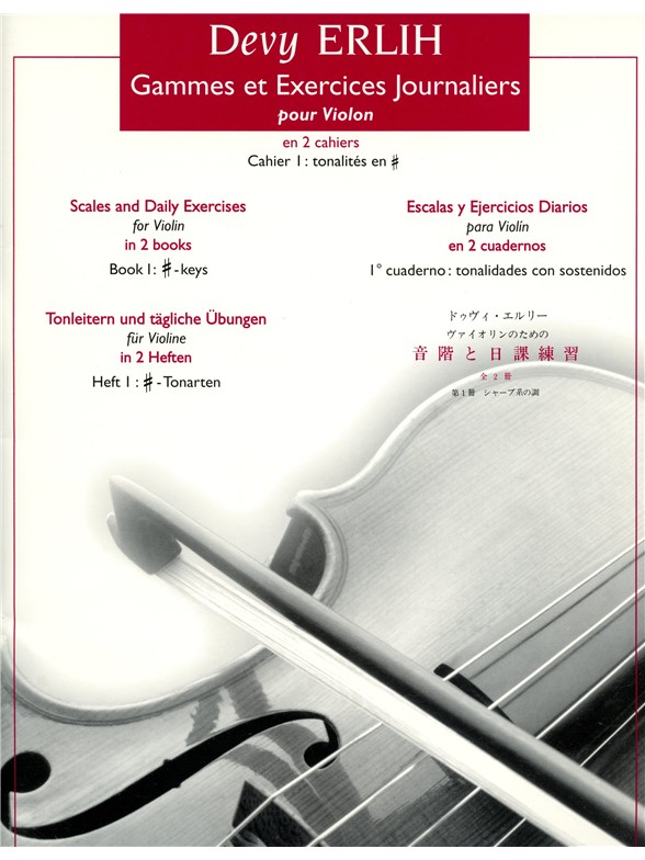 Devy Erlih: Scales and daily Exercises for Violin Book 1 (Violin solo)