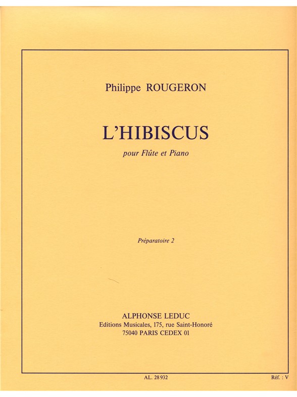 Philippe Rougeron: L'Hibiscus (Flute & Piano)