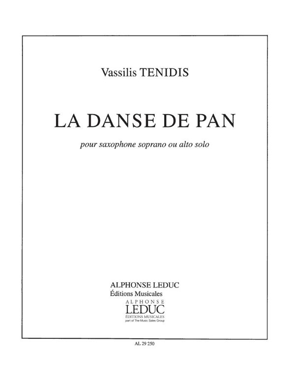 Vassilis Tenidis: La Danse de Pan (Saxophone solo)