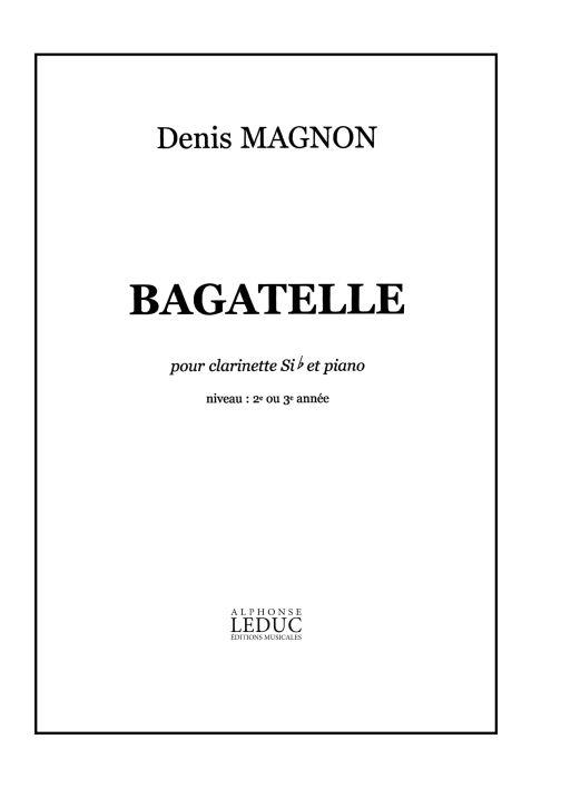 D. Magnon: Bagatelle (Clarinet & Piano)