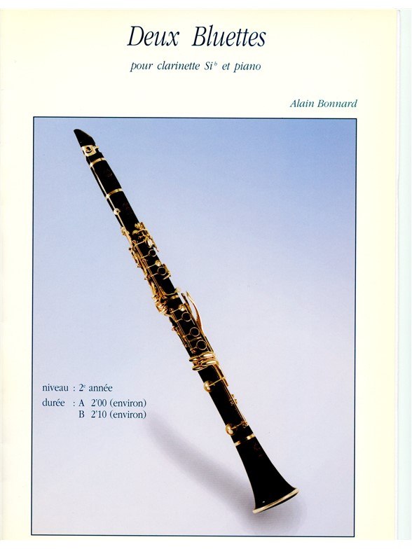 Alain Bonnard: 2 Bluettes (Clarinet & Piano)