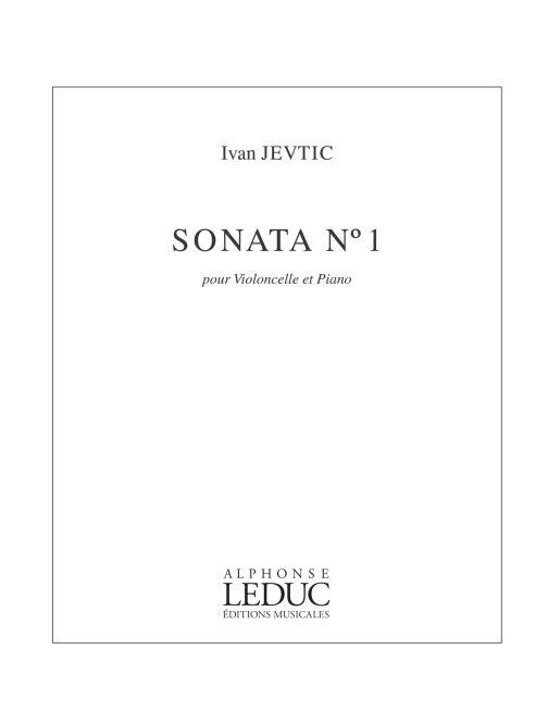 Jevtic Ivan Sonata No 1 Cello & Piano Book