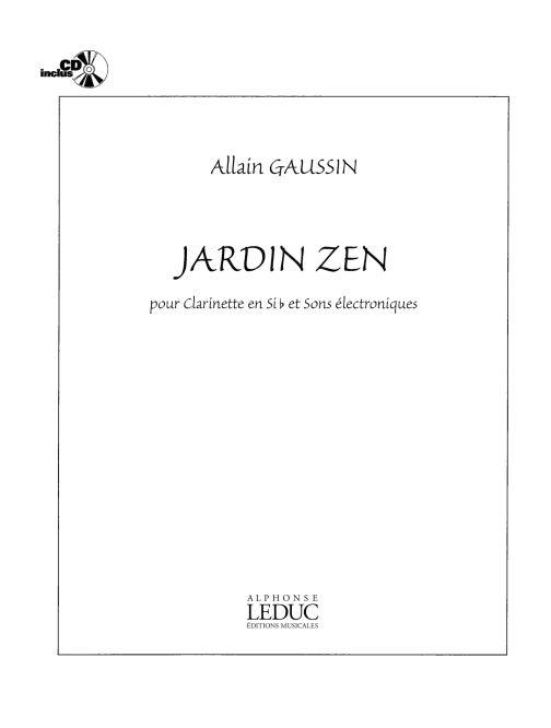 Gaussin Allain Jardin Zen Clarinet Book/Cd