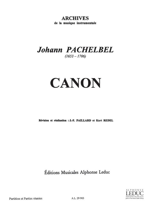 Johann Pachelbel: Canon (Orchestra-Strings)