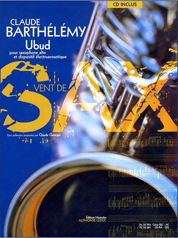 Barthelemy Claude Ubud (Ed Georgel Claude) Alto Saxophone Book