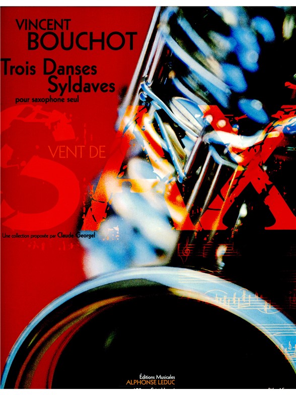 Bouchot Vincent 3 Danses Syldaves Saxophone Book