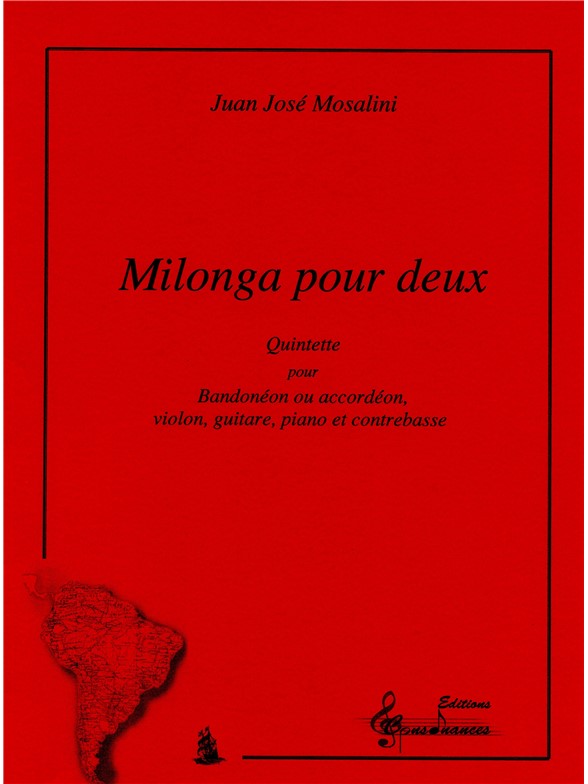 Mosalini Juan Milonga Pour Deux Bandonion Or Accordion Score/Parts
