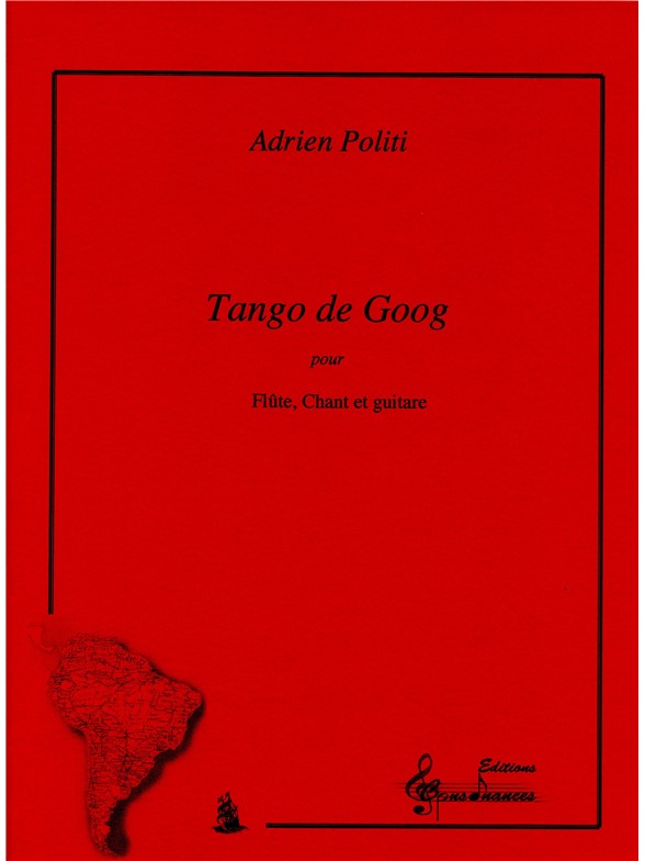 Politi Tango De Goog Voix (Malavia) Voice Flute Guitar Score/Parts