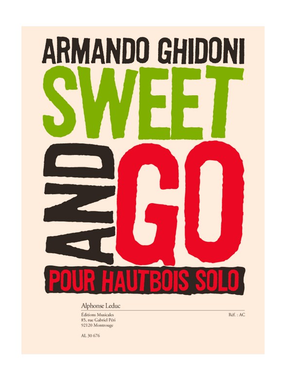 Armando Ghidoni: Sweet And Go (Oboe)