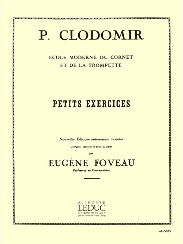 P. Clodomir: Petits Exercices Op.158 (Trumpet solo)