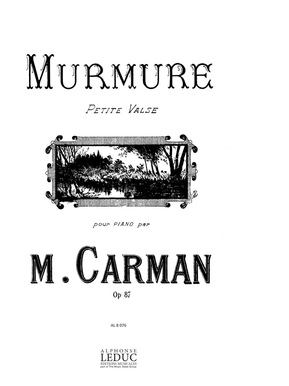 Marius Carman: Murmure Op.87 (Piano solo)