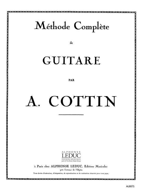 Madeleine Cottin: Méthode complète (Guitar solo)