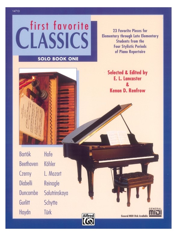 First Favorite Classics Solo 1 Pf Bk