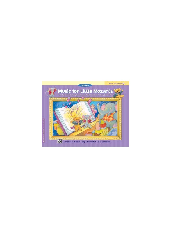 VARIOUS COMPOSERS MUSIC FOR LITTLE MOZARTS WORKBOOK 4 PIANO BOOK
