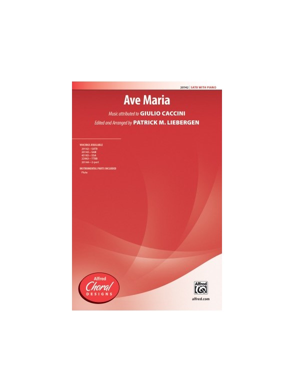 Giulio Caccini: Ave Maria (SATB)