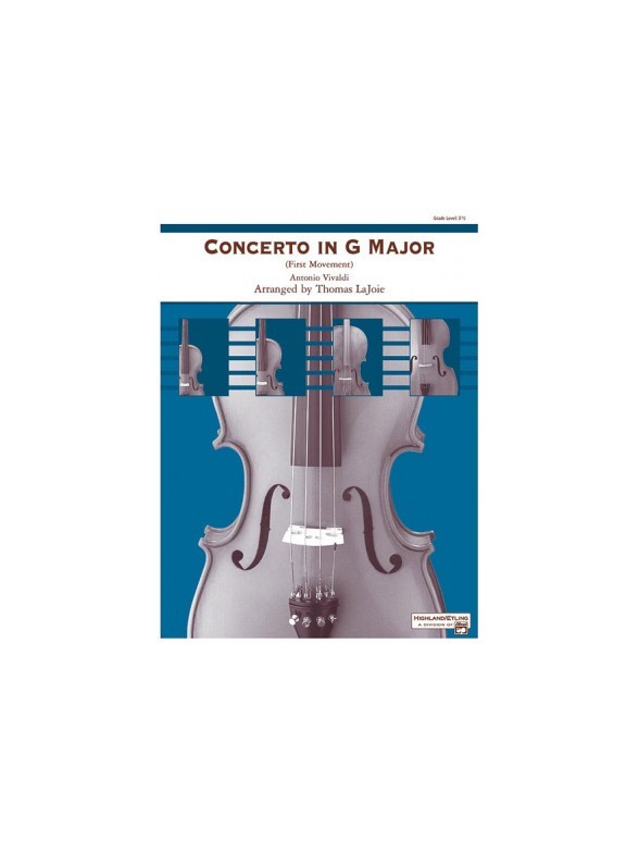 Antonio Vivaldi: Concerto In G (Score And Parts)