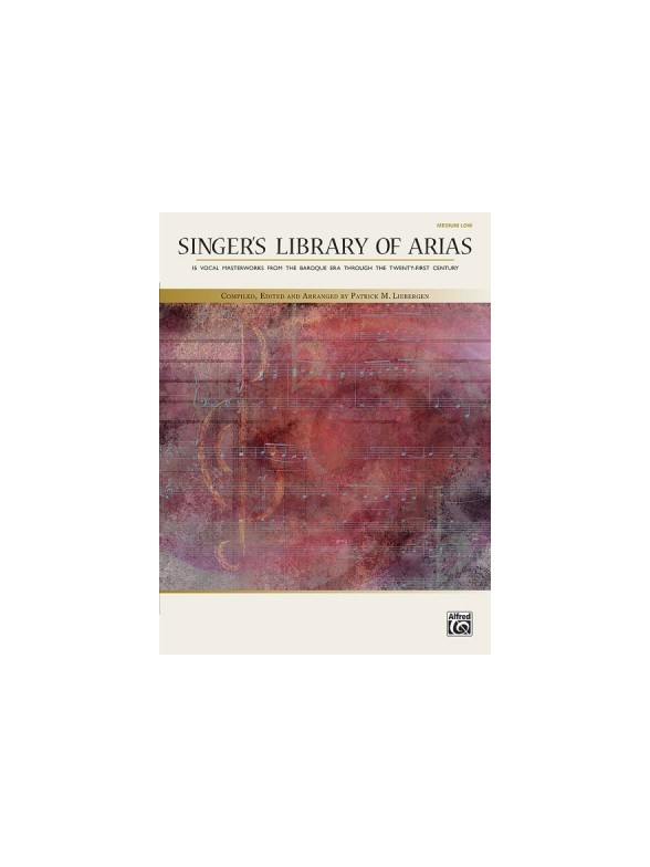 Singer's Library of Arias - Low Voice (Book and CD)