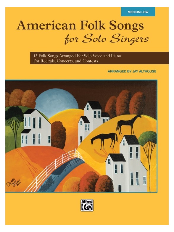 AMERICAN FOLK SONGS FOR SOLO SINGERS (ALTHOUSE JAY) LOWVCE/PF BK ONLY
