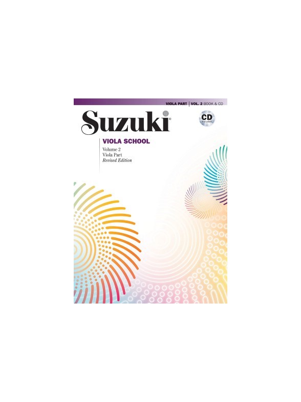 Suzuki Viola School 2 Rev Vla Bk/Cd