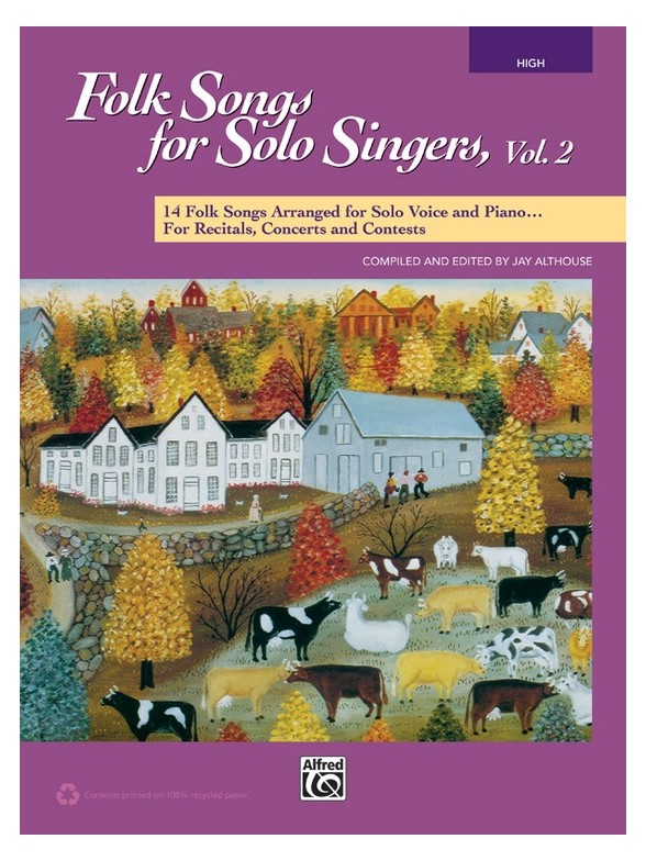 Jay Althouse: American Folk Songs For Solo Singers - Vol.2 (High Voice)