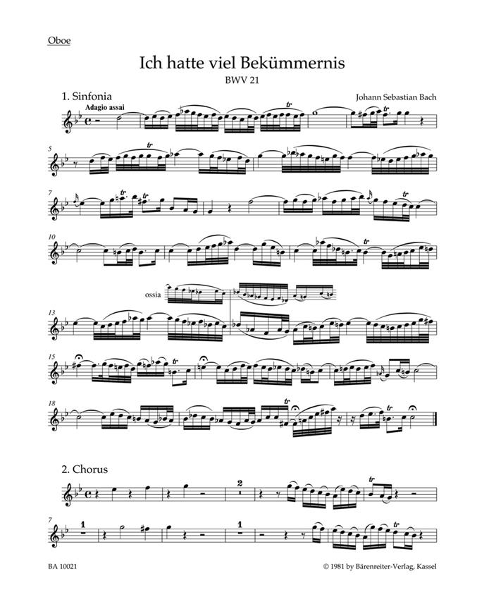 Lord my God, my heart and soul were sore distrest - Bach, Johann Sebastian