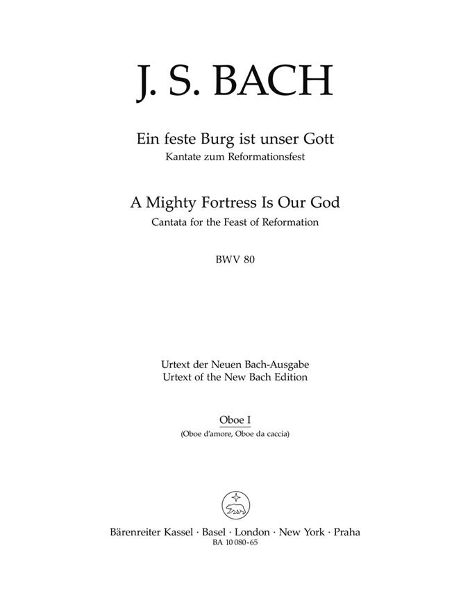 A Mighty Fortress is Our God - Bach, Johann Sebastian