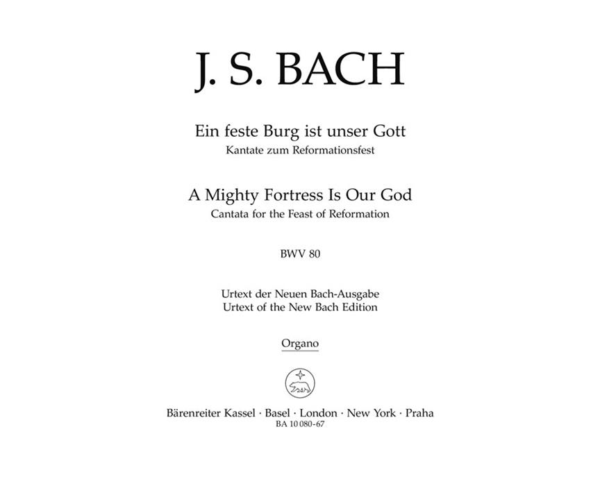 A Mighty Fortress is Our God - Bach, Johann Sebastian