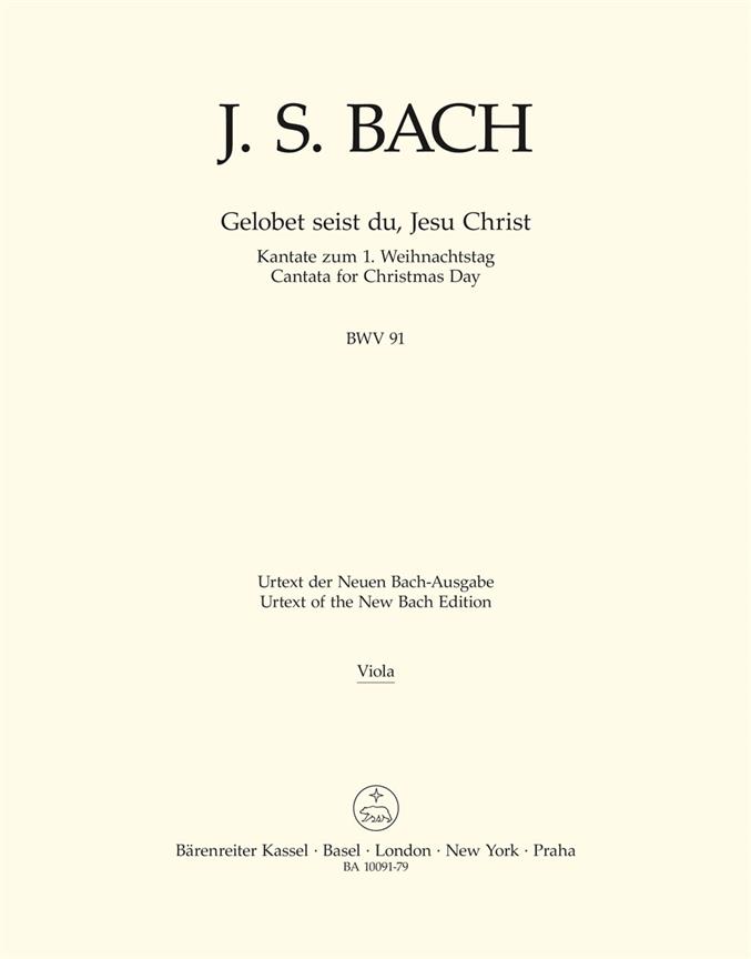 Gelobet seist du, Jesu Christ - Bach, Johann Sebastian