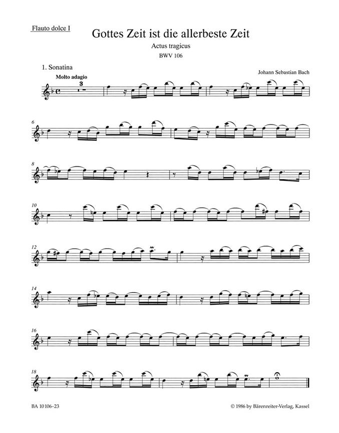 Mighty God, His time is ever best - Bach, Johann Sebastian
