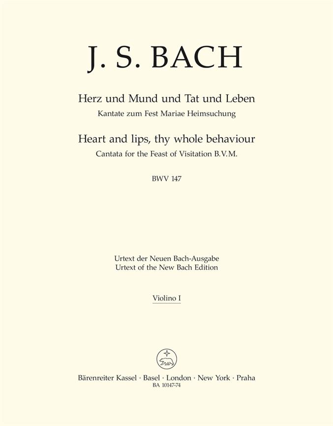Heart and lips, thy whole behaviour - Bach, Johann Sebastian
