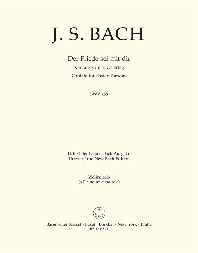 Der Friede sei mit dir - Bach, Johann Sebastian