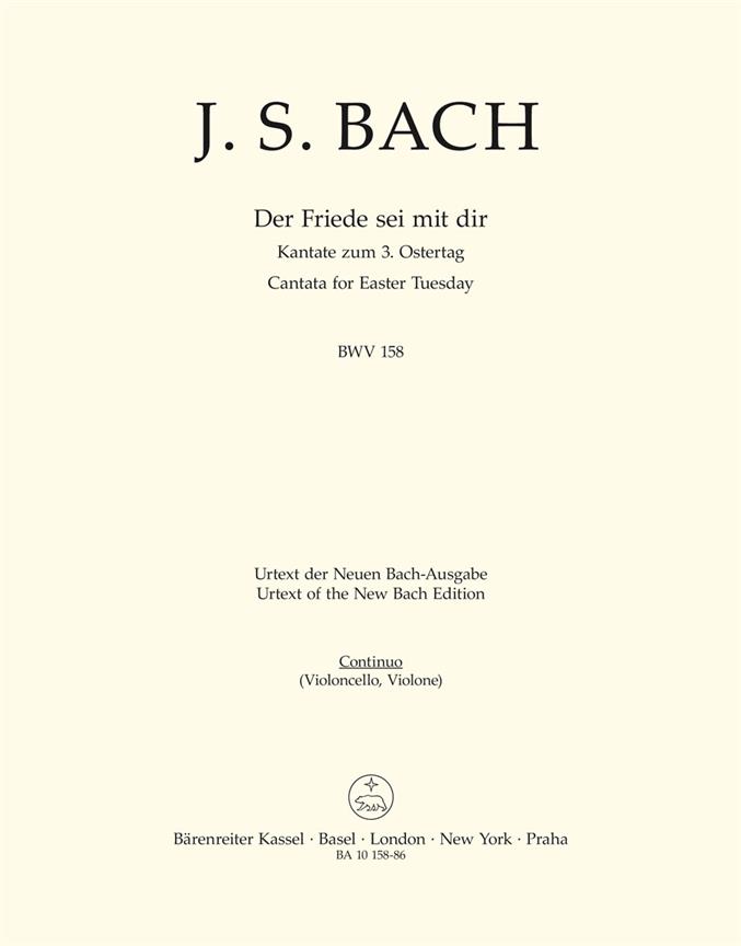 Der Friede sei mit dir - Bach, Johann Sebastian