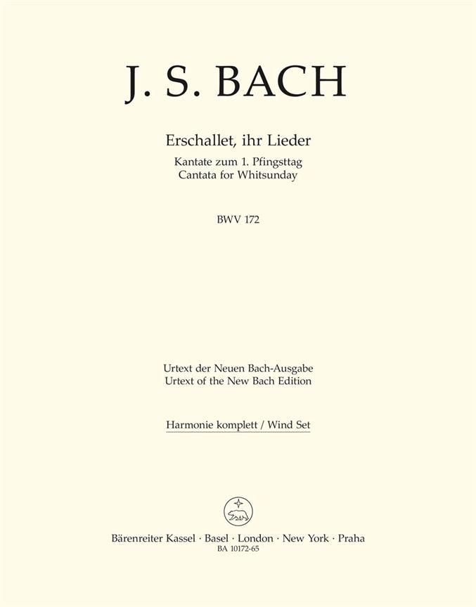 Erschallet, ihr Lieder - Bach, Johann Sebastian