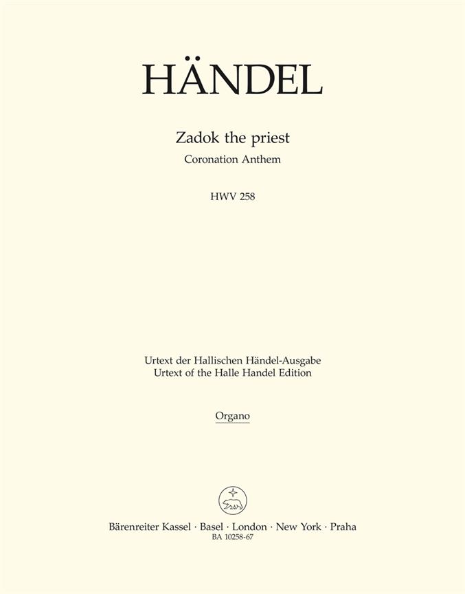 Zadok the priest - Händel, Georg Friedrich