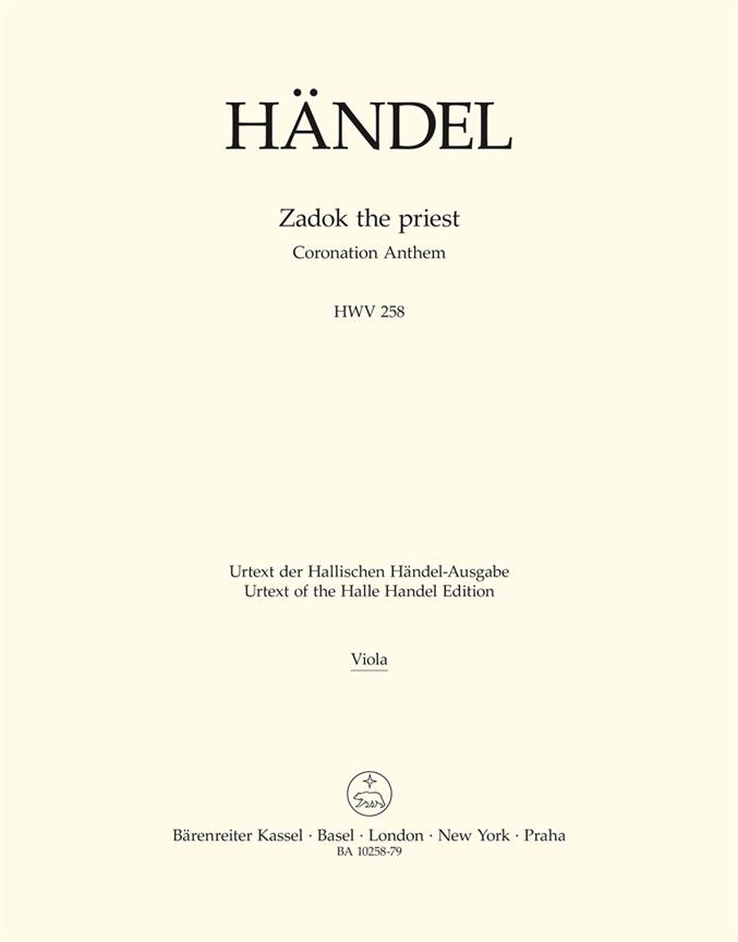 Zadok the priest - Händel, Georg Friedrich