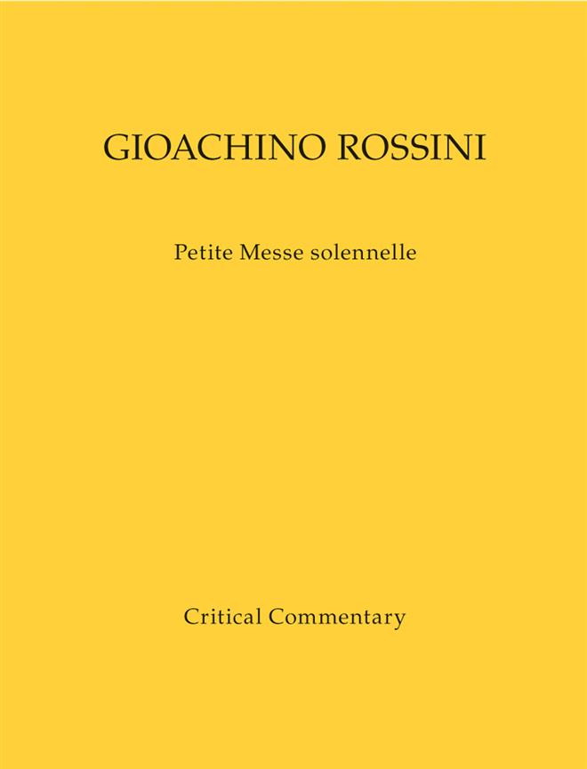 Petite Messe solennelle - Rossini, Gioachino