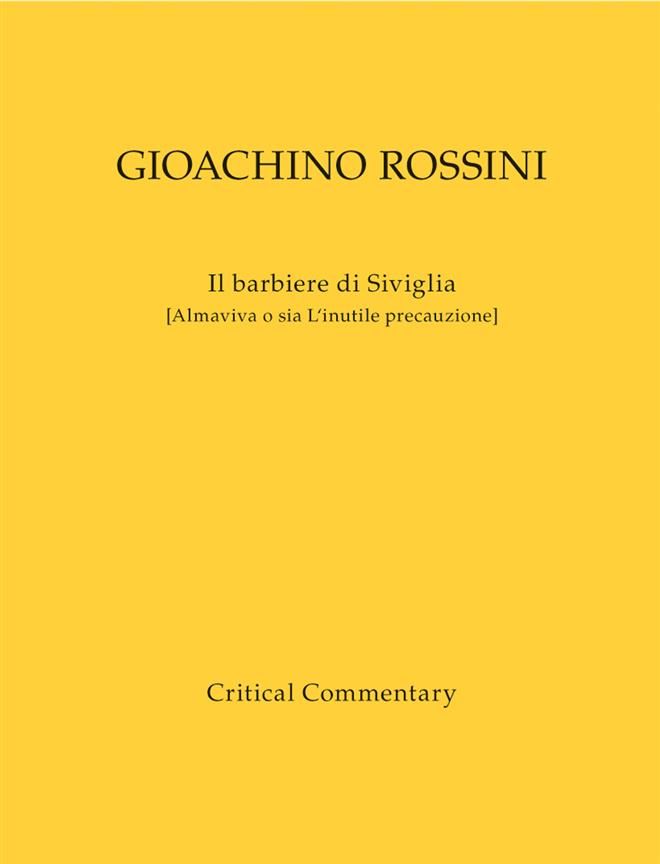 The Barber of Seville - Rossini, Gioachino