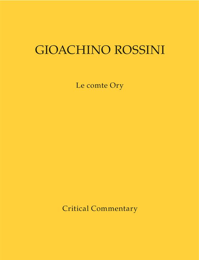 Le comte Ory - Rossini, Gioachino