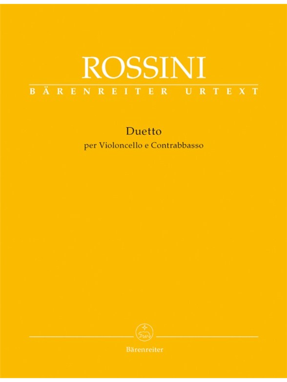 Duetto per Violoncello e Contrabbasso - Rossini, Gioachino