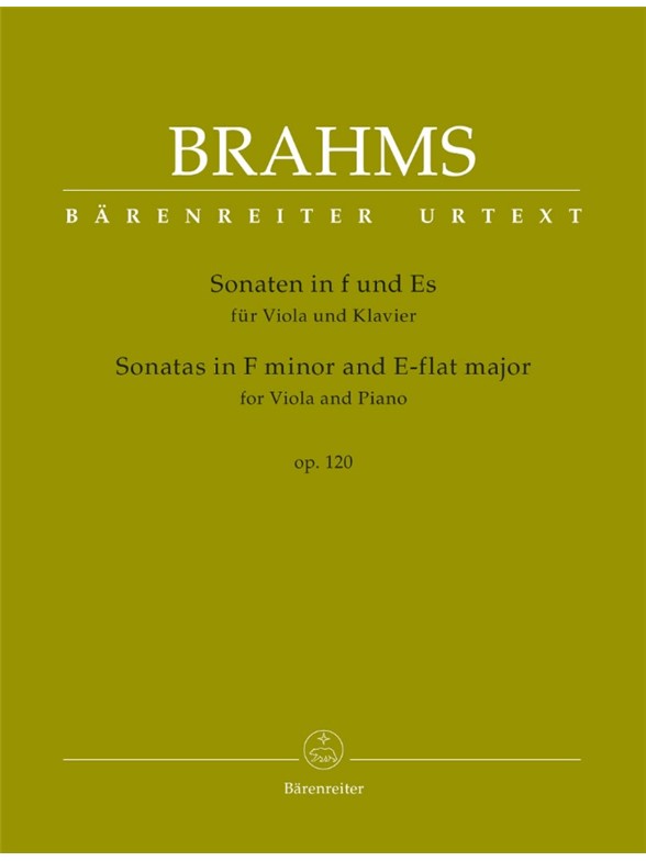 Sonatas in F minor and E-flat major - Brahms, Johannes