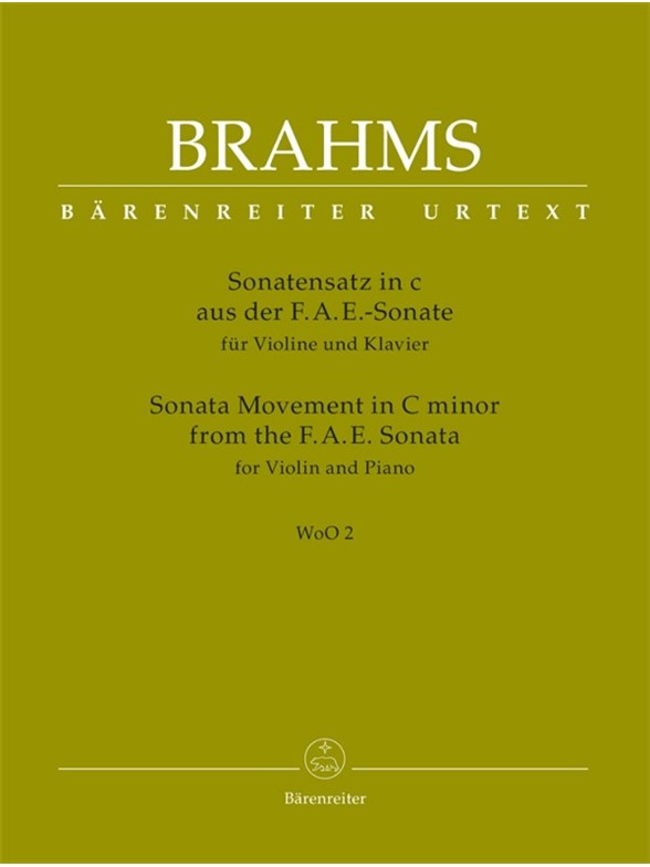 Sonata Movement from the F.A.E. Sonata - Brahms, Johannes