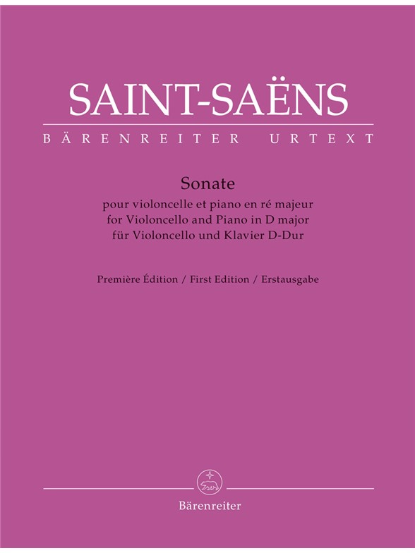 Sonata - Saint-Saëns, Camille