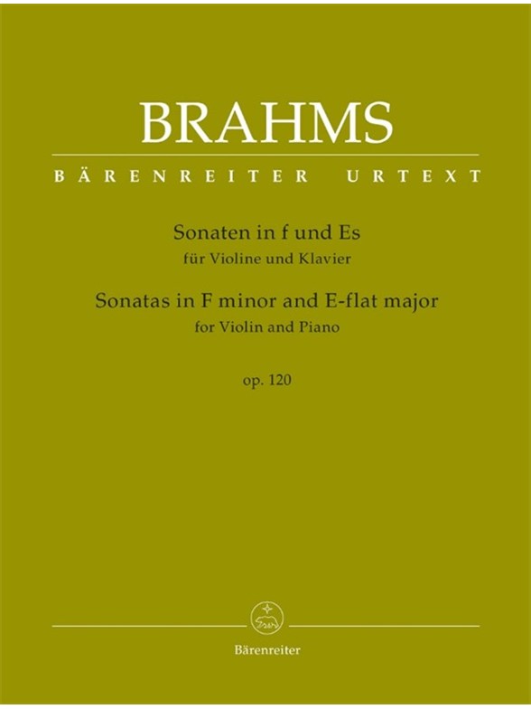 Sonatas in F minor and E-flat major - Brahms, Johannes