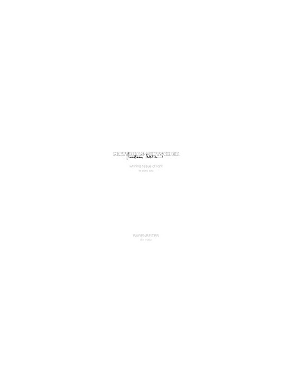 whirling tissue of light - Pintscher, Matthias
