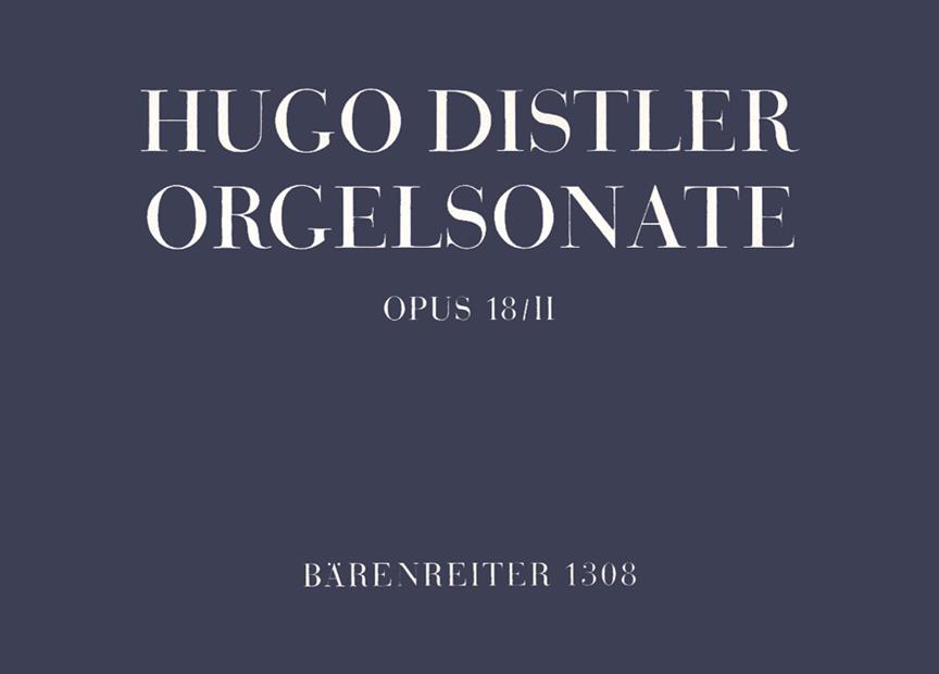 Orgelsonate (Trio) - Distler, Hugo